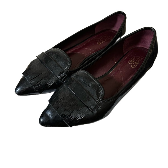 Franco Sarto Shoes - Franco Sarto “Helsa” Black Patent Leather Women's Loafers Size 9.5